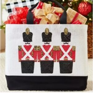 Sequin Nutcrackers Canvas Tote Bag - Brand New